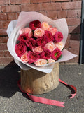 Roses gift wrapped